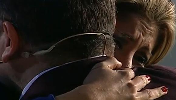 Milena Zárate lloró en los brazos de Beto Ortiz [VIDEO] 