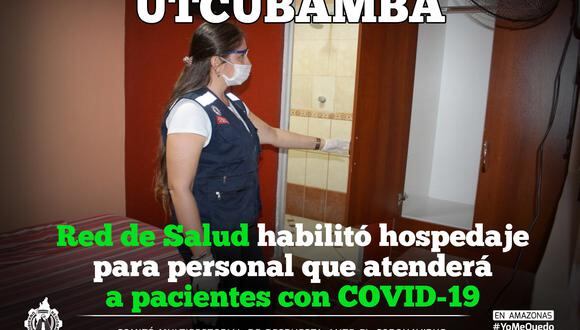 Amazonas: Habilitan hospedaje para que personal de salud se aísle tras atender a pacientes con COVID-19