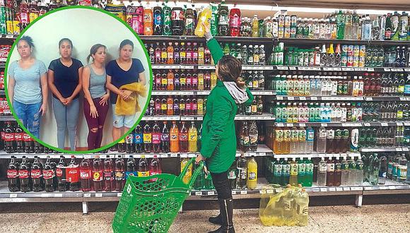​Capturan a extranjeras 'tenderas' que pretendían robar en conocido supermercado de Comas (FOTO)