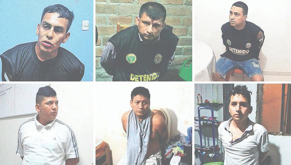 “Sanguinarios” de Chiclayo amasaron 2 millones de soles por robos, extorsión y sicariato