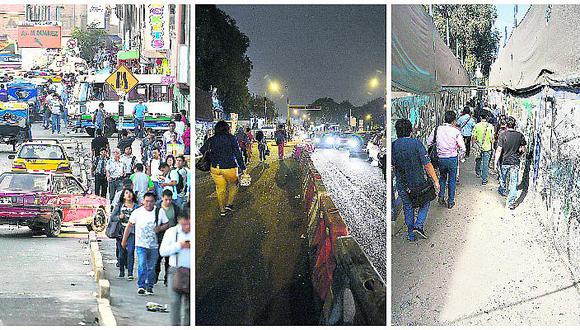 ¡Vía Crucis peatonal! Caos se registra en todo Lima por obras viales inconclusas 