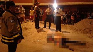 Cercado de Lima: sicarios matan de 7 balazos a joven tras salir de fiesta patronal (FOTOS Y VIDEO)