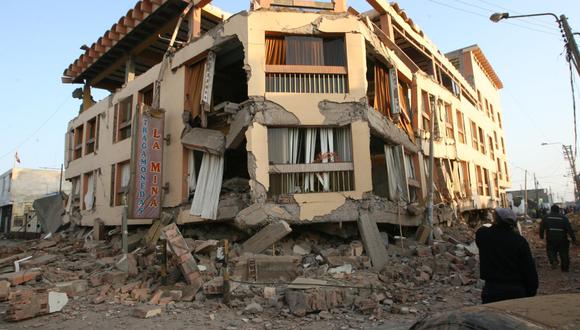 Casa destruida tras terremoto en Ica | GEC