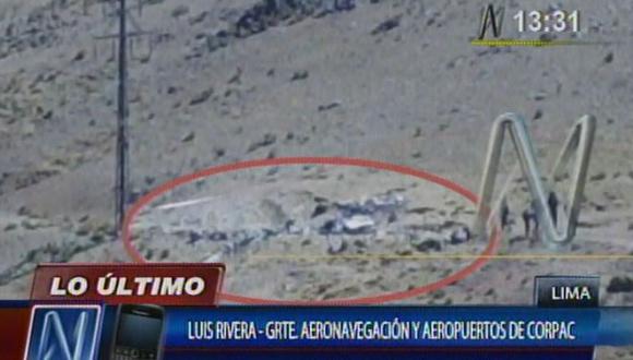 Huarochirí: Avioneta quedó destrozada y hay dos personas calcinadas [VIDEO] 