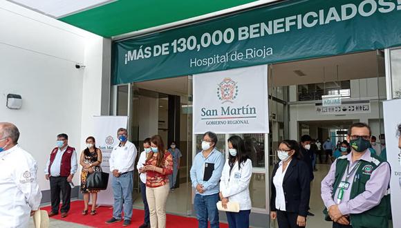 San Martín: nuevo Hospital de Rioja apoyará en la lucha contra el COVID-19 (Foto: Minsa)