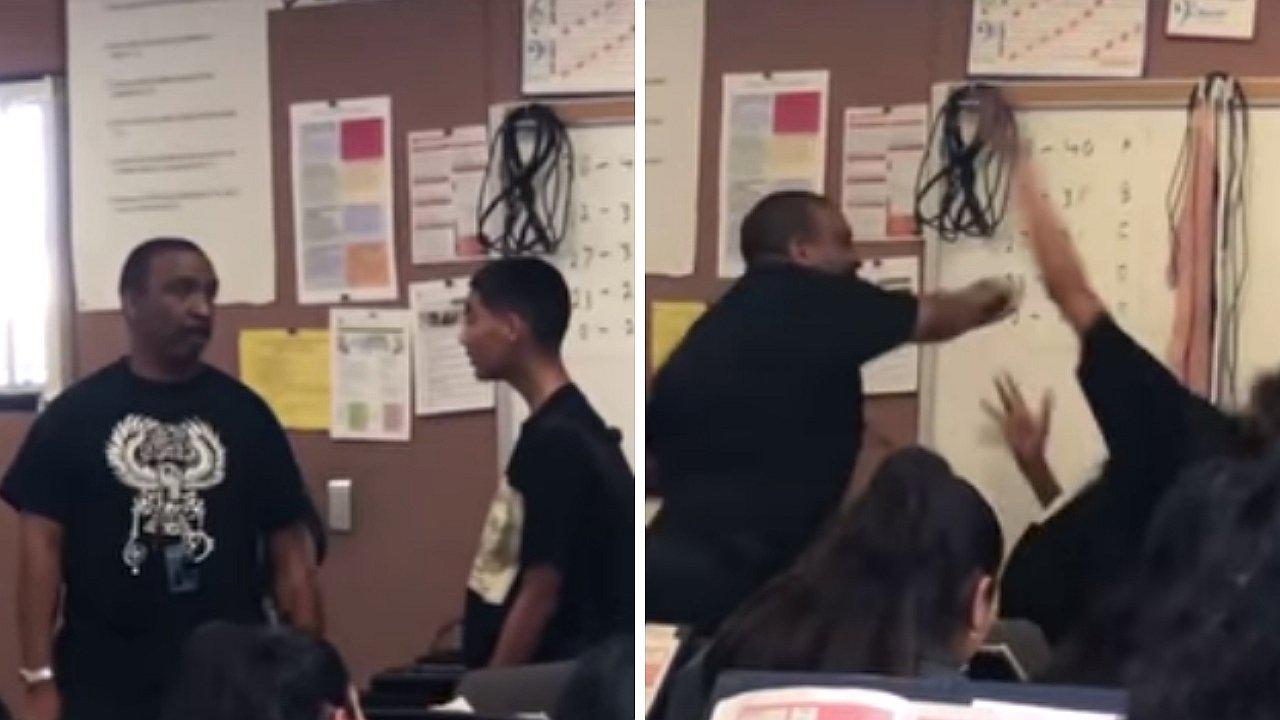 Profesor golpea a alumno, va preso y recaudan 200 mil dólares para defender al maestro (VIDEO)