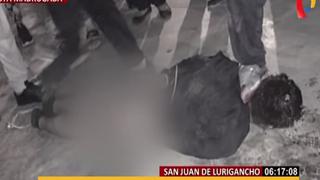 Vecinos de SJL atrapan a ladrón y lo golpean hasta mandarlo al hospital│VIDEO