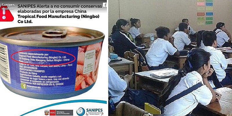 Qali Warma: conservas chinas con gusanos estaban destinadas a escolares