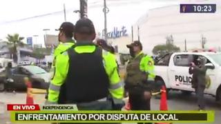 Plaza Norte: se registró balacera frente a vacunatorio por disputa de local | VIDEO