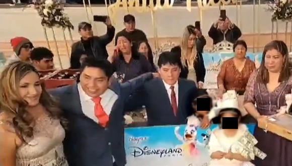 Celebración se volvió viral en redes sociales. (Foto: Captura TV Perú)