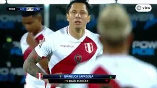 Gianluca Lapadula debutó con la camiseta blanquirroja en el Perú vs. Chile | VIDEO