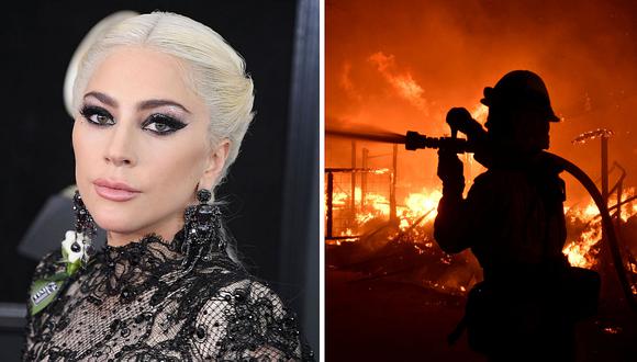 Lady Gaga sorprende tras enviar ayuda a damnificados por masivo incendio en California (FOTO)
