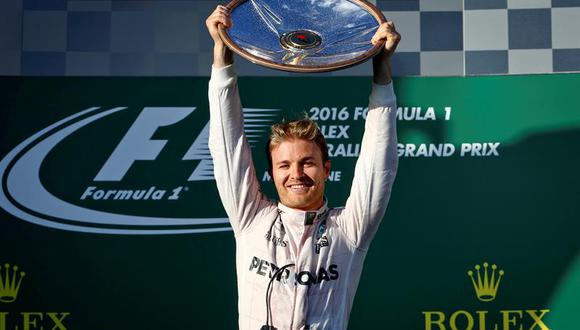 Nico Rosberg, primer líder del Mundial de Fórmula Uno al ganar en Australia 