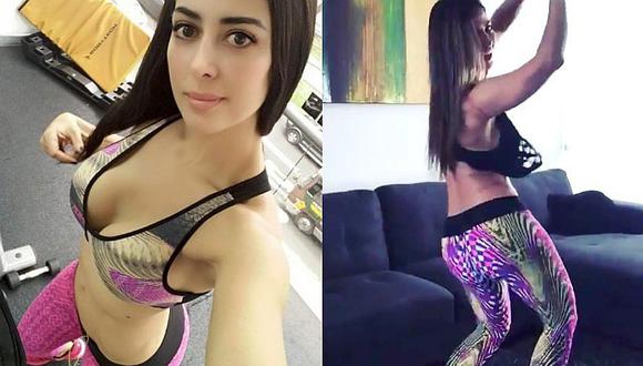 ¡Hot, hot, hot! Claudia Ramírez desata pasiones en las redes con este baile [VIDEO]
