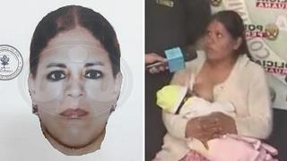 PNP muestra identifac de mujer que raptó a bebé con engaños