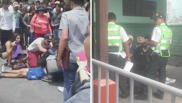 Extranjero es acuchillado en Plaza de Armas de Arequipa (VIDEO)