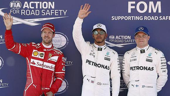 Fórmula 1: Lewis Hamilton saldrá primero en España y es favorito