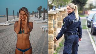 Policía más sexy del mundo toma decisión y decide seguir con su carrera