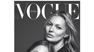 Kate Moss posa junto a su hija Lily Grace para Vogue