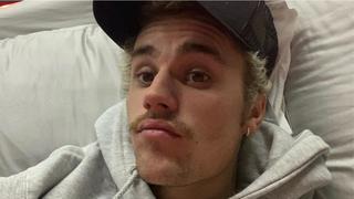 Justin Bieber se afeitó el bigote y publicó video del resultado