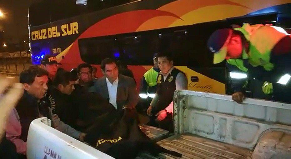 ​Anciano muere dentro de bus interprovincial (VIDEO)