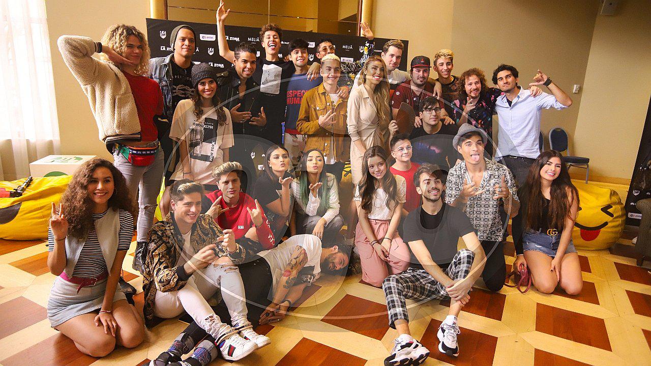 Los más famosos "youtubers" latinos llegaron a Lima para el Entel Media Fest 2018