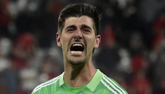 Thibaut Courtois se lució en la final y fue clave en Real Madrid para la obtención del título. (Foto: AFP).