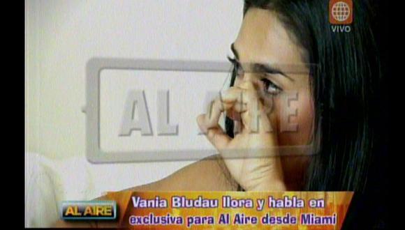 Vania Bludau llora y dice que "no creo que vaya a la cárcel" [VIDEO]  