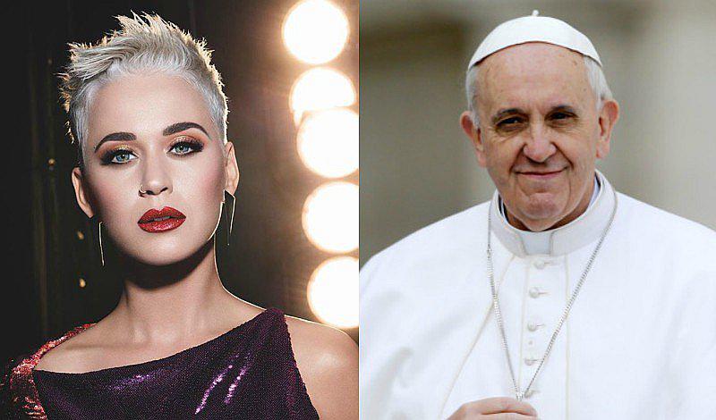 Katy Perry se encontró con el Papa Francisco en el Vaticano 
