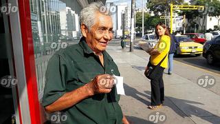 Fonavi: abuelito de 100 años cumple su sueño de cobrar la devolución de sus aportes (VIDEO)
