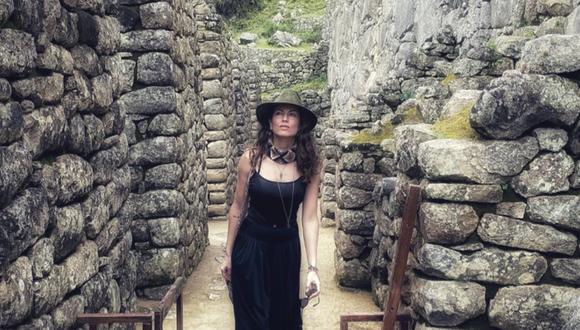 Bárbara Mori en Machu Picchu. (Foto: Instagram)