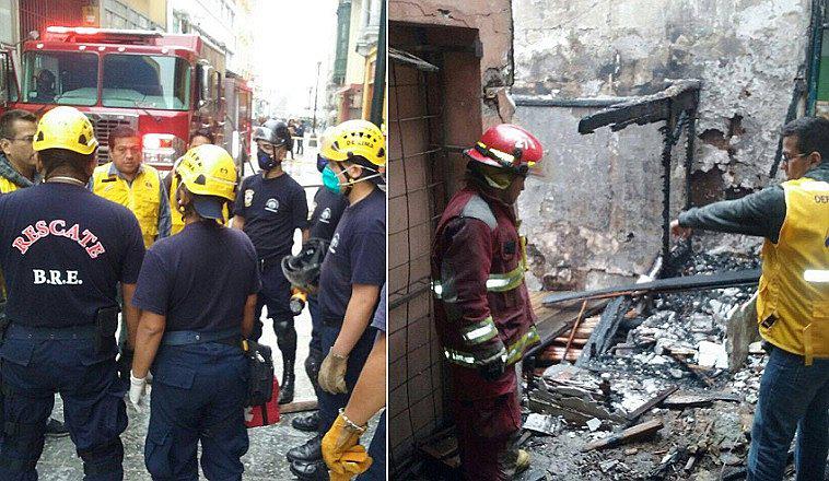 Jirón de la Unión: Empiezan labores de limpieza tras incendio [VIDEO]