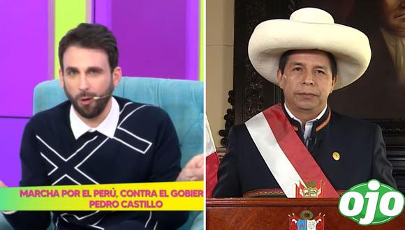 Rodrigo González asegura que Castillo no dejará la presidencia. Foto: (Captura/Willax TV | Presidencia).