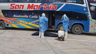 Mujer muere al interior de bus interprovincial, en Puno