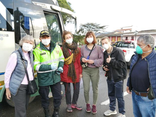 Cajamarca. Un total de 29 voluntarios extranjeros regresan a su país. (PNP)
