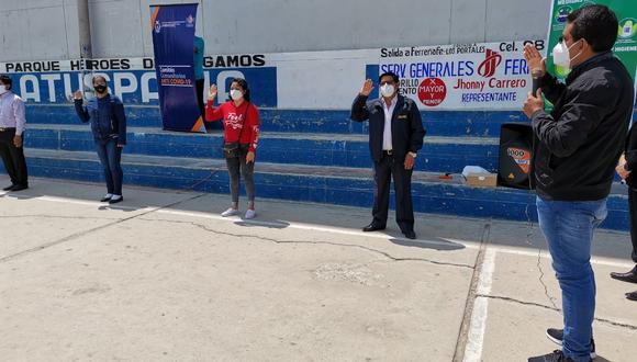 Lambayeque: juramenta Comité Comunitario anti COVID-19 en Chiclayo (Foto: Municipalidad Provincial de Chiclayo).