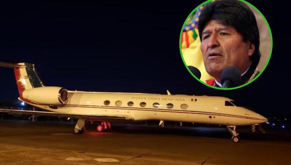 El avión de la Fuerza Aérea Mexicana permaneció varias horas en Paraguay. (Twitter: @beltrandelrio)