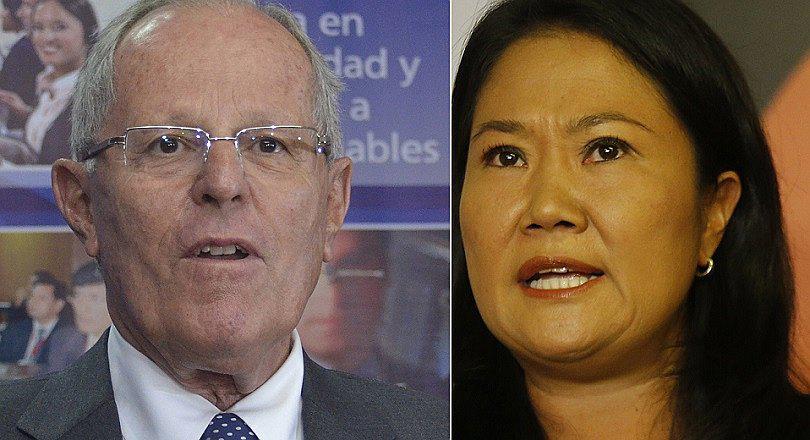 ​Keiko Fujimori 52,6% y PPK 47,4% en simulacro de Ipsos