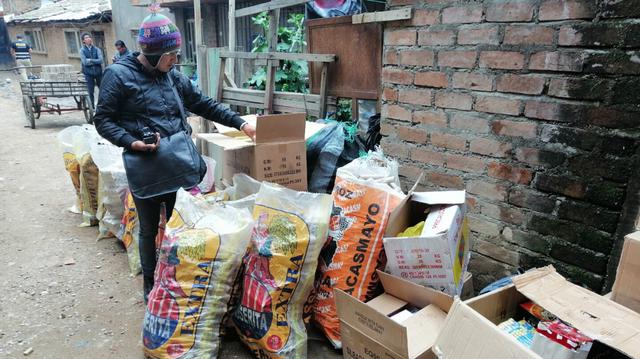 Lo incautado fue traslado a un almacén de la policía para su posterior destrucción. (Foto: @SucamecPeru)