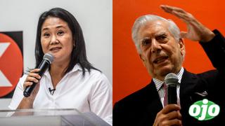 Keiko Fujimori sobre Mario Vargas Llosa: “Agradezco y saludo su respaldo”