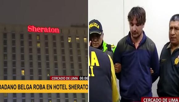 Lima 2019: Ciudadano belga es capturado cuando robaba en hotel donde se hospedan deportistas│VIDEO