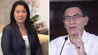 ¿Keiko defiende a Vizcarra?: “Hasta hoy no existen elementos suficientes para vacar al presidente”