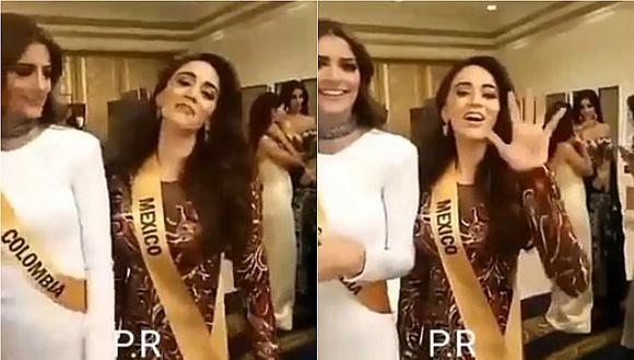 Facebook: Reina de belleza pasa el roche de su vida por estar distraída [VIDEO]