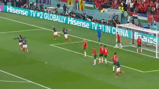 Gol de Theo Hernández: así marcó el 1-0 de Francia sobre Marruecos por las semifinales del Mundial 2022 