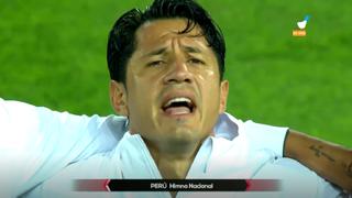 Gianluca Lapadula entonó a todo pulmón el Himno Nacional en el Perú vs. Argentina 