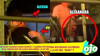 Hugo García se besa con Alessia Rovegno en la cara de su ex Alexandra Balarezo | VIDEO