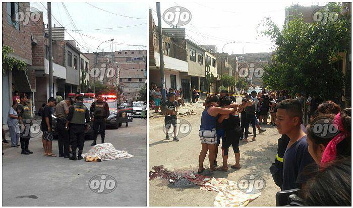 SJL: sicarios matan de doce balazos a taxista en plena madrugada (VIDEO) 