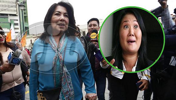 Martha Chávez evita aconsejar a Keiko Fujimori durante su detención preliminar (VIDEO)
