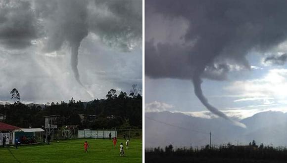 Extraña "nube" causa pánico en Cajamarca pero Senamhi explica lo que pasó (FOTOS)
