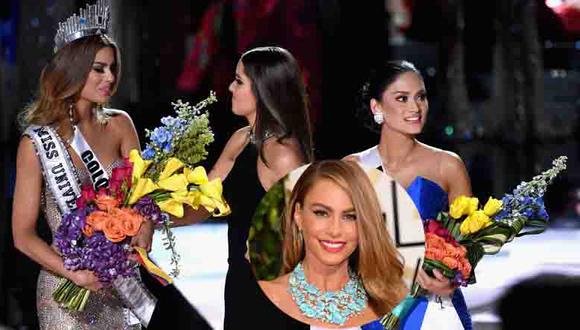 Sofía Vergara apoya a Miss Colombia tras error en Miss Universo 2015  